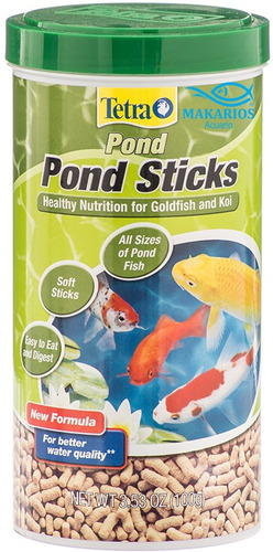 Tetra Pond Floating Sticks 100 Gr Alimento Peces Agua Fría