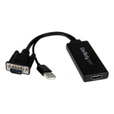 Startech Adaptador Vga A Hdmi Con Audio Usb - Convertidor V.