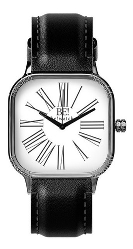 Relógio Minimalista Bewatch Couro Preto 40mm Blaze Profile