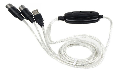 Cable Adaptador Interfaz Midi A Usb Para Piano Electrónico