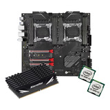 Kit Servidor Dual Xeon X99 D8 Max E5 2699 V3 256gb Ecc Reg