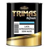 Laca Nitro Blanco Semimate 1 Litro Muebles Autos Trimas