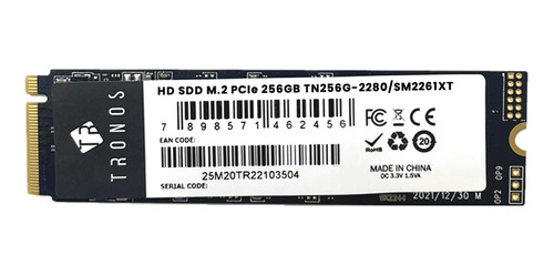 Disco Sólido Interno Ssd Tronos Nvme 256gb M.2