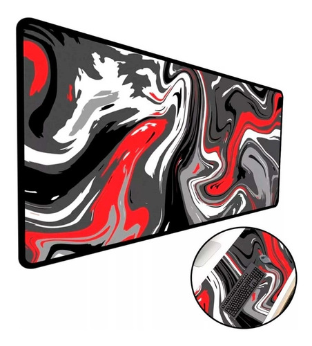 Mouse Pad Gamer Speed Extra Grande 70x35 New Abstract 