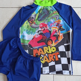 Traje De Baño Niño Mario Bross Piscina 