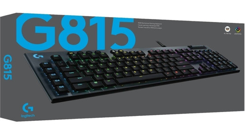 Teclado Mecanico Logitech G815 Rgb Gl-tactil - Electromundo