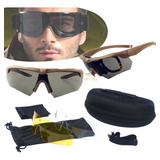 Lentes Tácticos Airsoft 3 Micas Lentes Airsoft Paintball