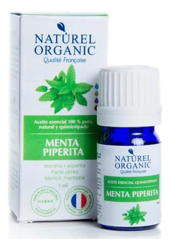Aceite Esencial Menta Piperita 5 Ml Naturel Organic