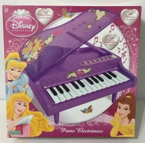 Piano Disney Princesas Organo Tipo Piano De Cola Ditoys Color Lila