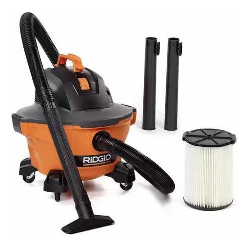 Aspiradora Ridgid 6gal 3.5hp Seco Mojado Con Accesorios