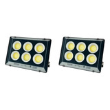 Pack X2 Foco Proyector Profesional  Reflector 300w Led 