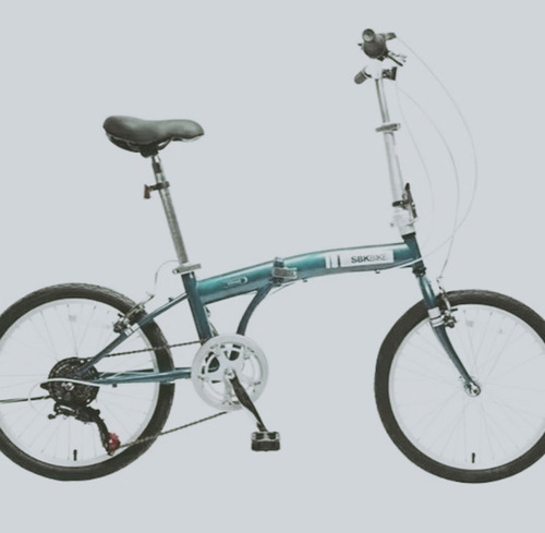 Bicicleta Plegable Rodado 20 Shimano Cuadro Reforzado