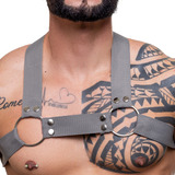 Body Harness Com Argolas Acessório Masculino