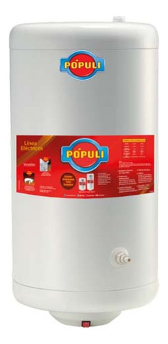 Termotanque Electrico De Carga Superior Ecotermo Populi 70l