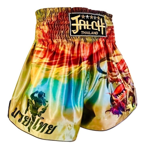 Jalch Short Muay Thai Muaythai Kickboxing Mma Ultra Dragon 2