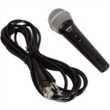 Microfone De Mão Shure Dinamico Cardioide Com Cabo Sv-100