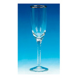 Copas Champagne  Cristal Fiesta Boda, 21 Cm 6 Pz