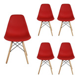 Kit 5 Cadeiras Charles Eames Design Eiffel - Frete Grátis