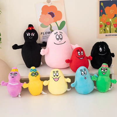 Q Juego Completo De Juguetes De Peluche Barbapapa