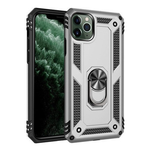 Funda Rígida Para iPhone Con Soporte Armor Shock