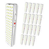 20 Luminária Emergência Lâmpada 60 Leds Recarregável Bivolt