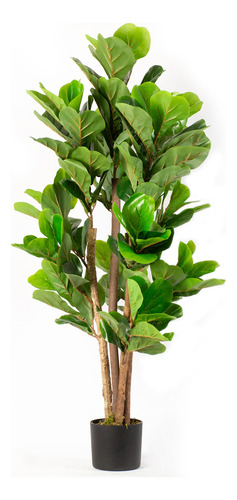 Planta Artificial Ficus Lyrata 120 Cm 134 Hjs / Arbusto Real