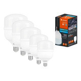 Pack X5 Lamparas Led Alta Potencia 30w E27 High Power Galpon