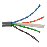 Caja 100 Mts Cable De Red Utp Cat 6 / Crisol Tecno