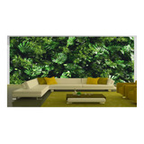 Papel De Parede Mural Verde Plantas Folhas Muro 12m² Xna255