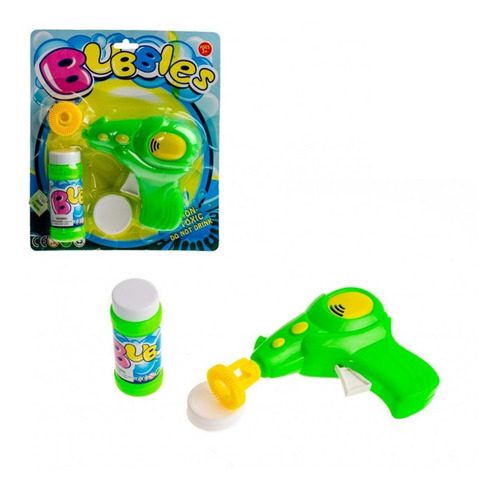 Juguete Burbujero Pistola Doble Burbujas Espuma Juego Baño