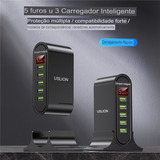 Estação De Carregamento Aparelhos Universal 5 Portas Usb