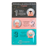 Mascarilla 3 Pasos Arcilla De Color Rostro Ojeras Hidratacio