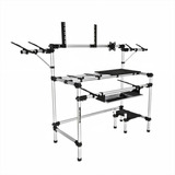 Rack Para Controladores Djs E Monitor De Referência Rs-120