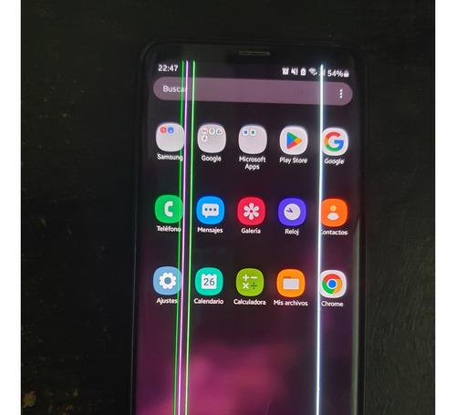 Samsug S9+  Con Detalles En Pantalla , Fuciona Perfectamente