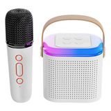 Parlante Bluetooth Con Microfono Karaoke D Niños Inalambrico