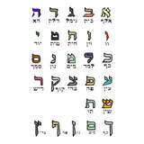 Remera Alfabeto Hebreo Completo