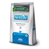 Ração Para Gatos Vet Life Hypoallergenic Pork E Potato 0,4kg