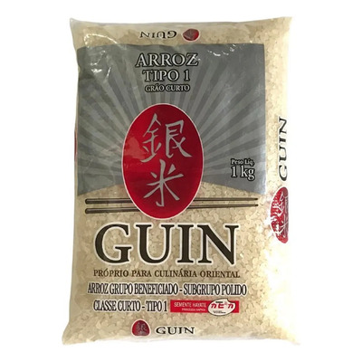 Arroz Oriental Grão Curto Guin 1kg | MercadoLivre