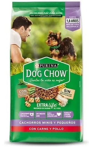 Alimento Perro Dog Chow Extra Life Cachorro Mini Y Pequeños 