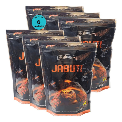 Alcon Club Jabuti Adulto 300g Super Premium Kit Com 6 Unid