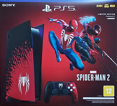 Sony Playstation 5 Ps5 Marvel Spider-man 2 Limited Edition