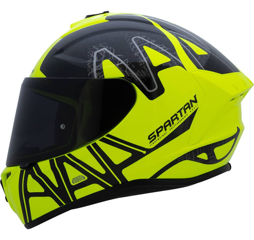 Casco Spartan Draken Dekers Para Moto Certificado