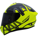 Casco Spartan Draken Dekers Para Moto Certificado