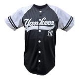 Camiseta Jersey Beisbol Ny Yankees Bordado