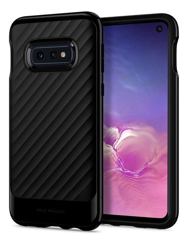 Funda Case Spigen Neo Hybrid Para Samsung Galaxy S10e Color Midnight Black