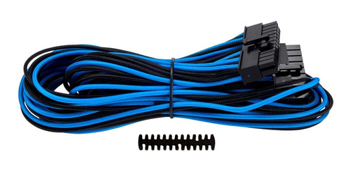 Cable Mallado Corsair Atx 24 Pines 20+4 Black/blue