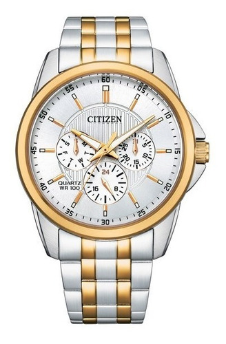 Reloj Citizen Hombre Ag8346-51a Quartz /relojería Violeta