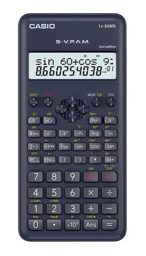 Calculadora Científica Casio Fx-82 Ms 240 Funções Svpam 