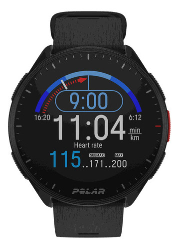 Relógio De Corrida Polar Gps Pacer Preto P/g