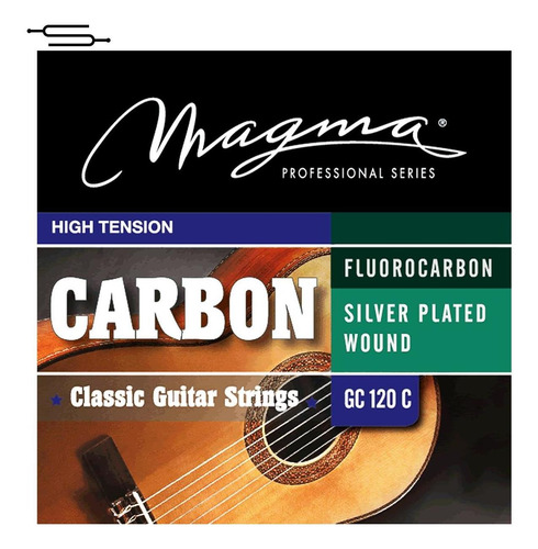 Cuerdas Guitarra Criolla Magma Carbono Tension Alta   